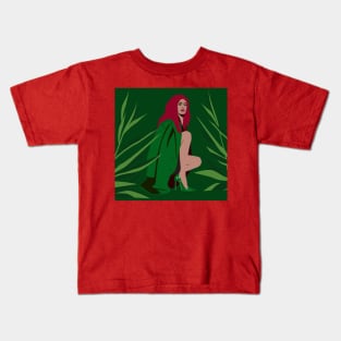 Green Fashion Art Kids T-Shirt